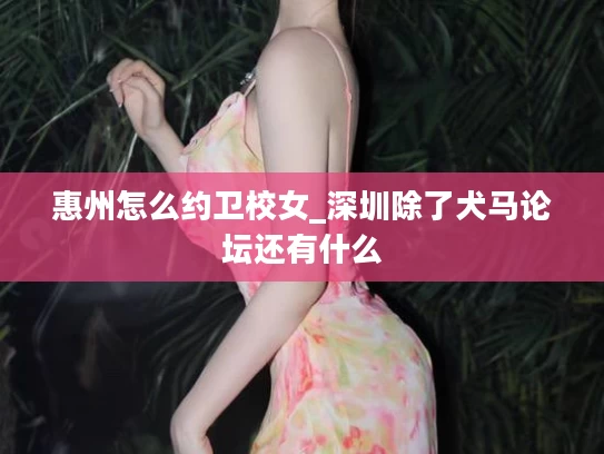 惠州怎么约卫校女_深圳除了犬马论坛还有什么