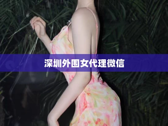 深圳外围女代理微信